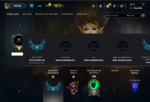 Platina 3 com 50 Champs e 11 Skins