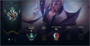 CONTA SMURF PLATINA 1 - League of Legends LOL