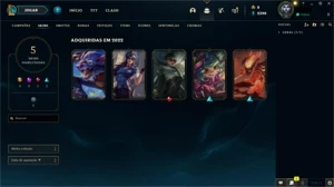conta ouro league of legends LOL