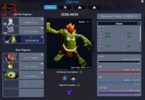 Conta Iniciante Digimon Super Rumble - Servidor 1 Koromon