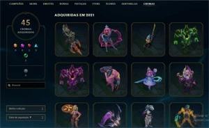 Conta LoL 235 skins - League of Legends