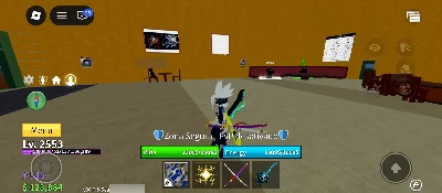 Conta com cdk soul guitar god humano e fruta e etc - Roblox