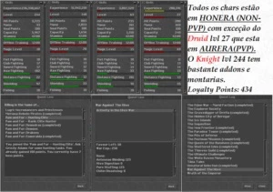 Knight LVL 244 + ED 148 + makers - Tibia