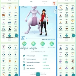 Conta Pokemon Go Nível 37 - Pokémon
