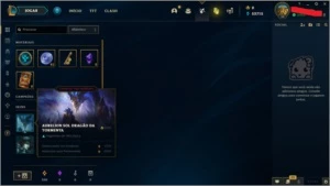 CONTA SMURF 50K+ DE ESSÊNCIA AZUL - Skin épica Aurelion Sol - League of Legends LOL