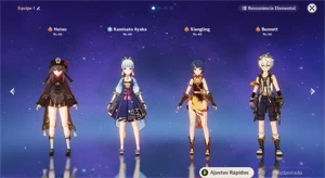 CONTA NA AR 25 Rerol⭐Hutao + Ayaka 5 + vários personagens 4⭐ - Genshin Impact