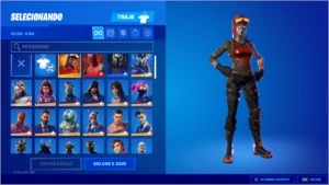conta de fortnite mais de 100 skins 9 passes sesson 3