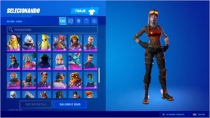 conta de fortnite mais de 100 skins 9 passes sesson 3