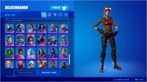 conta de fortnite mais de 100 skins 9 passes sesson 3