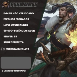 CONTAS UNRANKEDS LEAGUE OF LEGENDS (TUDO FECHADO) LOL