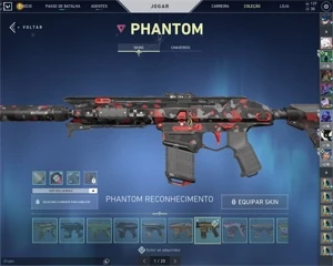 Conta NFA EX Radiante para brincar com +100 skins - Valorant