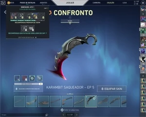Conta NFA EX Radiante para brincar com +100 skins - Valorant