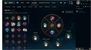 Conta Platina IV com skins - League of Legends LOL