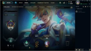 Conta Platina IV com skins - League of Legends LOL