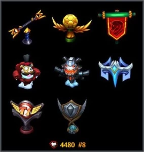 Conta LOL ,só falta 1 champ, 166 skins, borda platina. - League of Legends