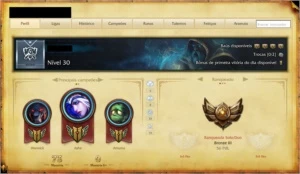 Vendo Conta Bronze 3 - League of Legends LOL