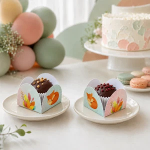 Forminhas para Doces Raposinha - Kits 50, 100 ou 150 - Artesanato e Personalizados