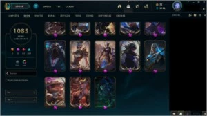 CONTA LOL 1085 SKINS COM PAX TF - PLAT 2 (MMR: D2/D3) - League of Legends