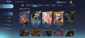 Collector do Aamon, Aspirante Guine, Kakashi do Haya, Passe - Mobile Legends