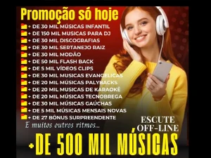 Pack MUSIC 500 Mil Músicas - Outros