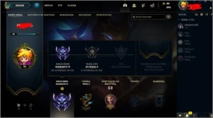 Conta diamante 4 (decay do diamante 1) - League of Legends LOL