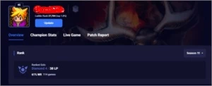 Conta diamante 4 (decay do diamante 1) - League of Legends LOL