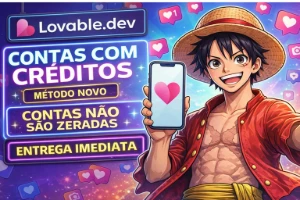CRÉDITOS LOVABLE - Contas C/ Até 1000 Créditos VEM COM O PAI - Assinaturas e Premium