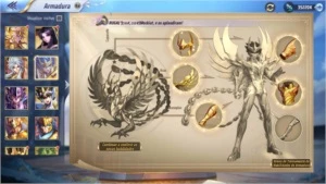 Conta Top Tanatos A129 - Saint Seiya Awakening SSA