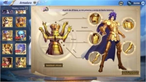 Conta Top Tanatos A129 - Saint Seiya Awakening SSA