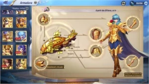 Conta Top Tanatos A129 - Saint Seiya Awakening SSA