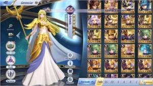 Conta Top Tanatos A129 - Saint Seiya Awakening SSA