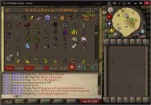 old school runescape conta 2 99s 50m bank cbt 93 RS