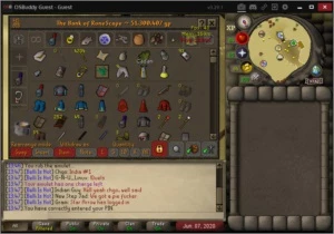 old school runescape conta 2 99s 50m bank cbt 93 RS
