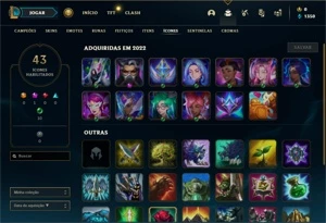 Conta ouro 4 com 27 Champs e 6 Skins + 1 Fragmento - League of Legends LOL