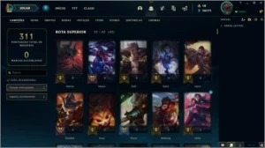 CONTA LEGUE OF LEGENDS 116 SKINS/NÍVEL 52/UNRANKED - League of Legends LOL