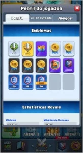 Clash royale nv 14 com todas as cartas e várias nv 14.