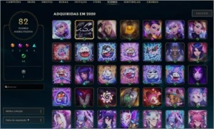 Conta Plat 4 38 Skins Kaisa Prestigio - League of Legends LOL
