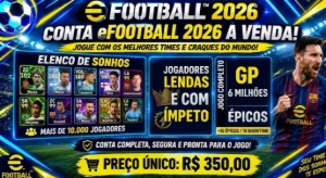 Conta Efootball mobile 2026 - eFootball PES
