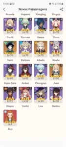 Ar57 com 20+ giros guardados e benção ativada - Genshin Impact