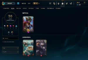 Conta LOL GM GRÃO-MESTRE | Upada a Mão | 20 Skins - League of Legends