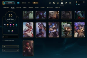 Conta LOL GM GRÃO-MESTRE | Upada a Mão | 20 Skins - League of Legends