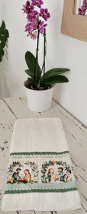 Toalha de Rosto Presépio - 50 x 80 cm - Artesanato e Personalizados