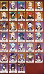 Zhongli Yoimiyah Ayaka Albedo Venti Childe DilucMonaJeanQiqi - Genshin Impact