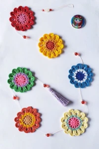 Enfeite de Parede/cortina em Crochê - Artesanato e Personalizados