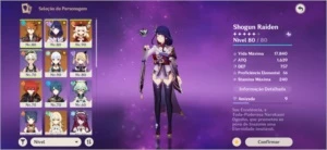 Ayaka,baal,hutao,childe, diluce klee 3 armas 5 star - Genshin Impact