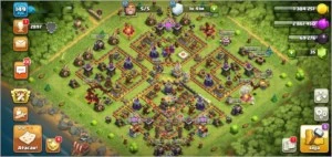 CV 12 UPADO COM MUROS QUASE FULL - Clash of Clans