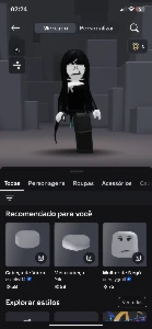 Conta com korblox + Face malvadao - Roblox