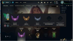 conta mestre 190pdl caindo com challenger - League of Legends LOL