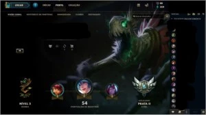 Conta Prata 2 LVL 38 - League of Legends LOL