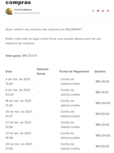 Conta ouro 2 com 5 facas + skins - Valorant